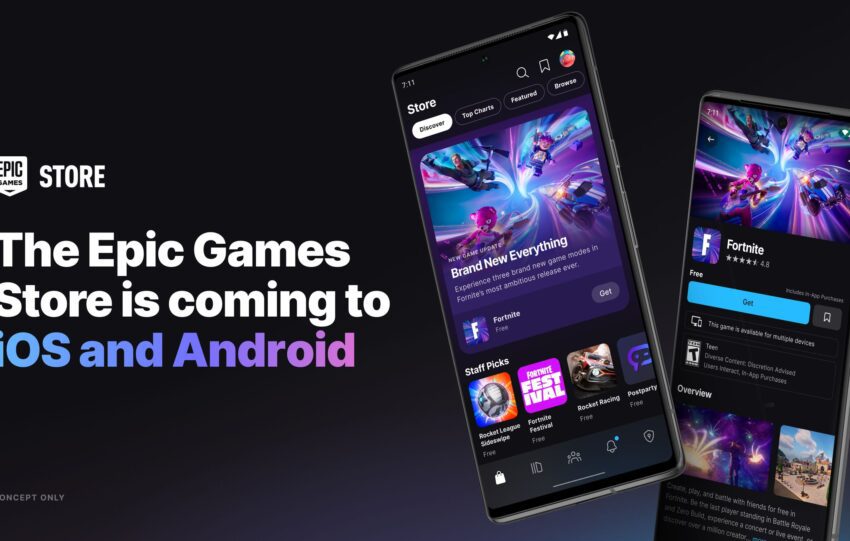 Concept Only Epic Games Store is Coming to iOS and Android