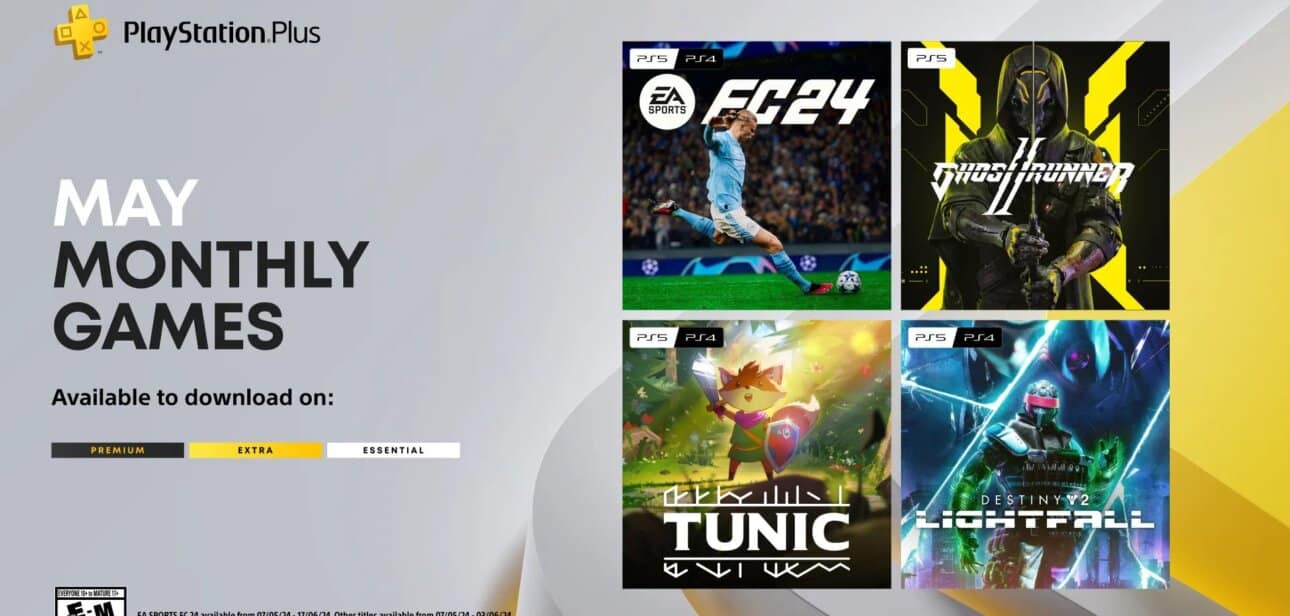 PlayStation plus maj 2024