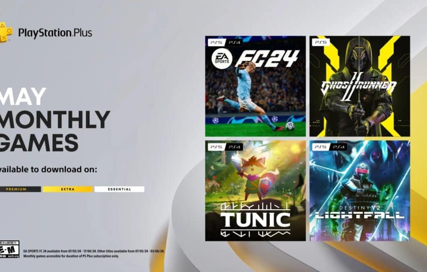 PlayStation plus maj 2024