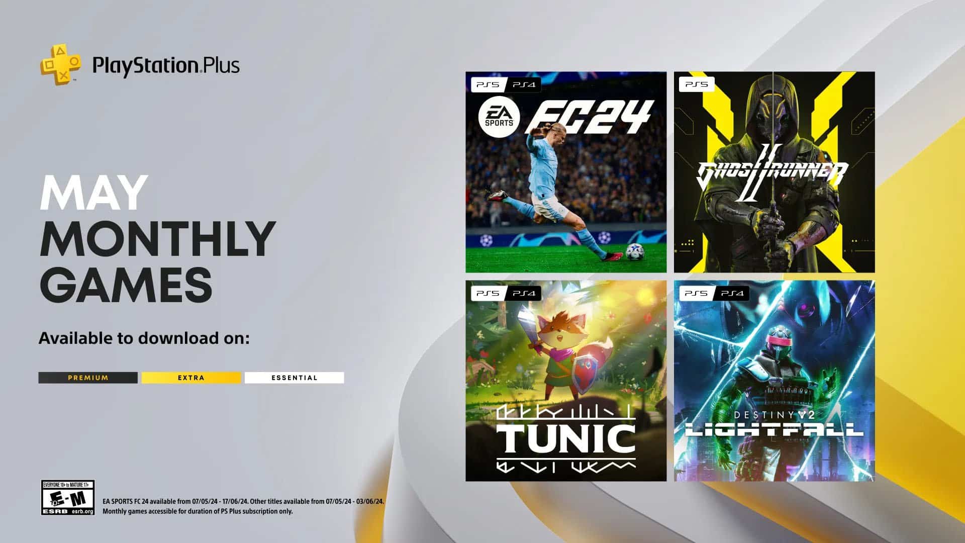 PlayStation plus maj 2024