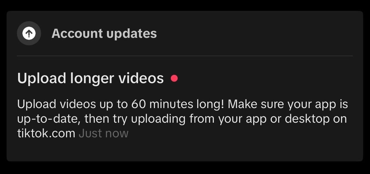 tiktok long wideo